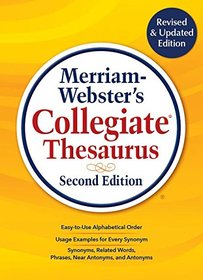 Merriam-Webster's Collegiate Thesaurus, New 2019 Copyright