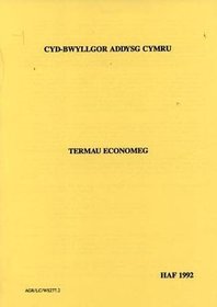 Dictionary of Economic Terms in Welsh (Welsh Edition)