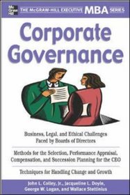 Corporate Governance (Mcgraw-Hill Executive Mba Series)