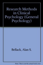 Research Methods in Clinical Psychology (General Psychology)