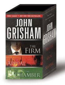 John Grisham 3-Copy Boxed Set: The Firm, The Appeal, The Chamber