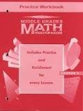 Middle Grades Math: Tools for Success Course 2 Practice Workbook