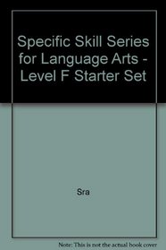 SRA Skill Series: Sss Lang Arts Starter Set Lvf