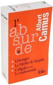 L' absurde : l'tranger, le mythe de sisyphe, Caligula, le malentendu (coffret)