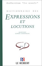 Dictionnaire des expressions et locutions