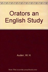Orators an English Study