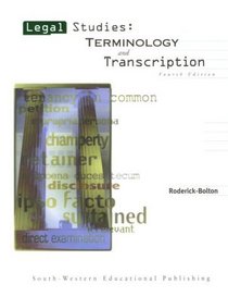 Legal Studies: Terminology and Transcription