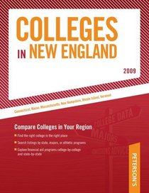 Regional Guide: New England 2009 (Peterson's Colleges in New England)