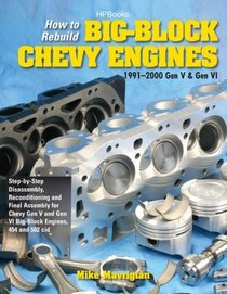 How to Rebuild Big-Block Chevy Engines, 1991-2000 Gen V  &  Gen VI HP1550: Disassembly, Reconditioning and Final Assembly for Chevy Gen V and Gen VI Big-Block Engines, 454 and 502 cid