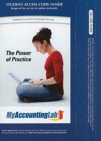 MyAccountingLab Student Access Code Card (Standalone) (MyAccountingLab (Access Codes))