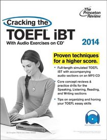 Cracking the TOEFL iBT, 2014 Edition (College Test Preparation)