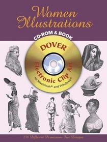 Women Illustrations CD-ROM and Book (Dover Electronic Clip Art)