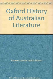 Oxford History of Australian Literature