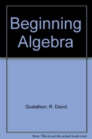 Beginning Algebra with Study Guide Sampler
