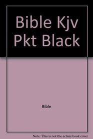 Bible Kjv Pkt Black
