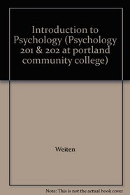 Introduction to Psychology (Psychology 201 & 202 at portland community college)
