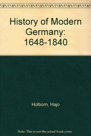 History of Modern Germany: 1648-1840