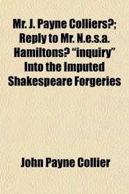 Mr. J. Payne Colliers?; Reply to Mr. N.e.s.a. Hamiltons? 