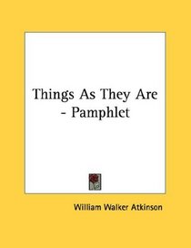 Things As They Are - Pamphlet