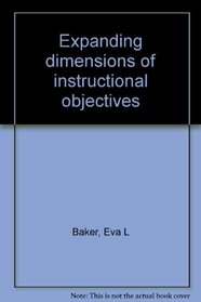 Expanding dimensions of instructional objectives