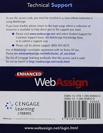 Enhanced Webassign Single-Term Loe Printed Access Card for Math & Sciences