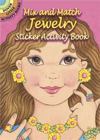 Mix and Match Jewelry Sticker Activity Book (Dover Little Activity Books)