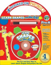 Learn Shapes On the Go Wipe-off Board Book with DVD