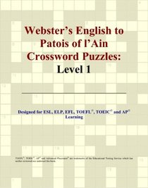 Webster's English to Patois of l'Ain Crossword Puzzles: Level 1