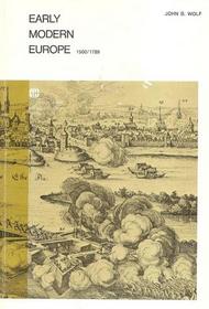 Early Modern Europe 1500/1789