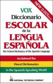 Vox Diccionario Escolar De La Lengua Espanola