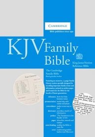 KJV Cambridge Family Bible Black Goatskin Leather KFAM3