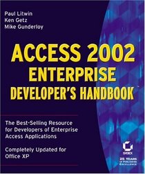 Access 2002 Enterprise Developer's Handbook(tm)