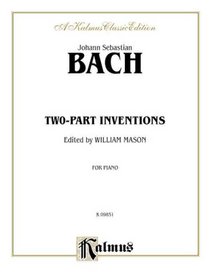 Bach 2 Part Inventions (Mason) (Kalmus Edition)