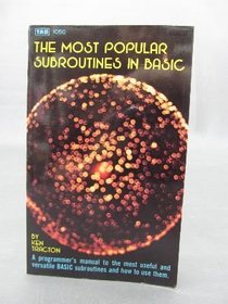 Most Popular Subroutines in Basic