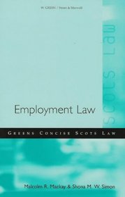 Employment Law (Greens Concise Scots Law)