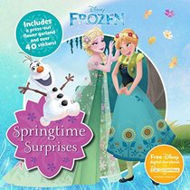 Springtime Surprises: Includes a Press-out Flower Garland and over 40 Stickers! (Disney Frozen)