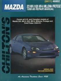 Mazda 323, MX-3, 626, Millenia, and Protege, 1990-98 (Chilton's Total Car Care Repair Manual)