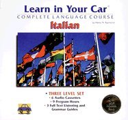 Learn in Your Car-Italian: 3 Level Set: Complete Language Course: Audio Cassettes and Listening Guides (Learn in Your Car Series - Includes Individual Levels 1, 2 and 3)