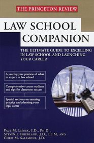 Law School Companion (Princeton Review Series)