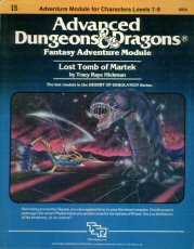 Lost Tomb of Martek (Advanced Dungeons & Dragons module I5)