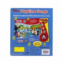 Disney Junior Mickey, Minnie, and More! - Playtime Songs Little Music Note Sound Book - PI Kids