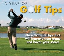Year of Golf Tips 2009 Daily Boxed Calendar (Calendar)