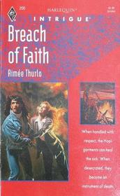 Breach of Faith (Harlequin Intrigue, No 200)