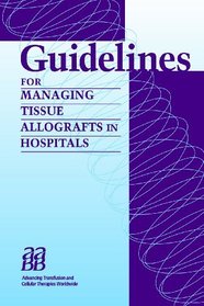 Guidelines for Managing Tissue Allografts in Hospitals