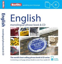 Berlitz English Phrase Book and CD (Phrase Book & CD)