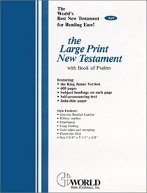 KJV Large Print New Testament (with Psalms)