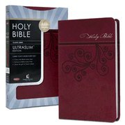 NKJV UltraSlim Bible, Imitation Leather (Cranberry)