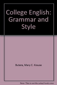 College English: Grammar and Style