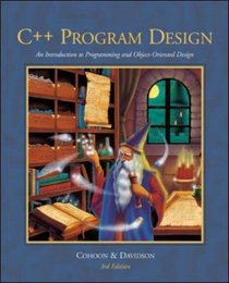 C++ Program Design: An Intro to Programming and Object-oriented Design