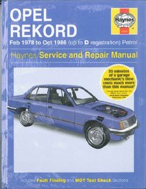 Opel Rekord E Series 1978-86 Owner's Workshop Manual (Service & repair manuals)